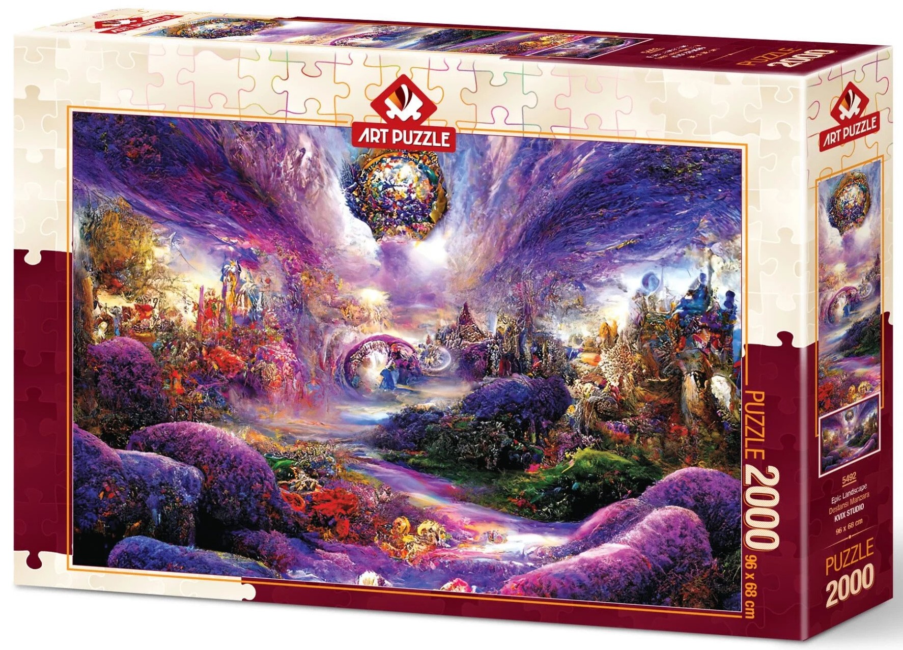 Puzzle Art Puzzle din 2000 de piese - Lumi paralele