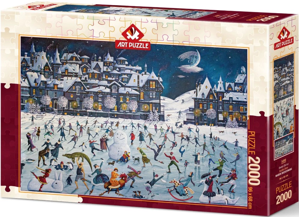 Puzzle Art Puzzle din 2000 de piese- Dans pe gheață