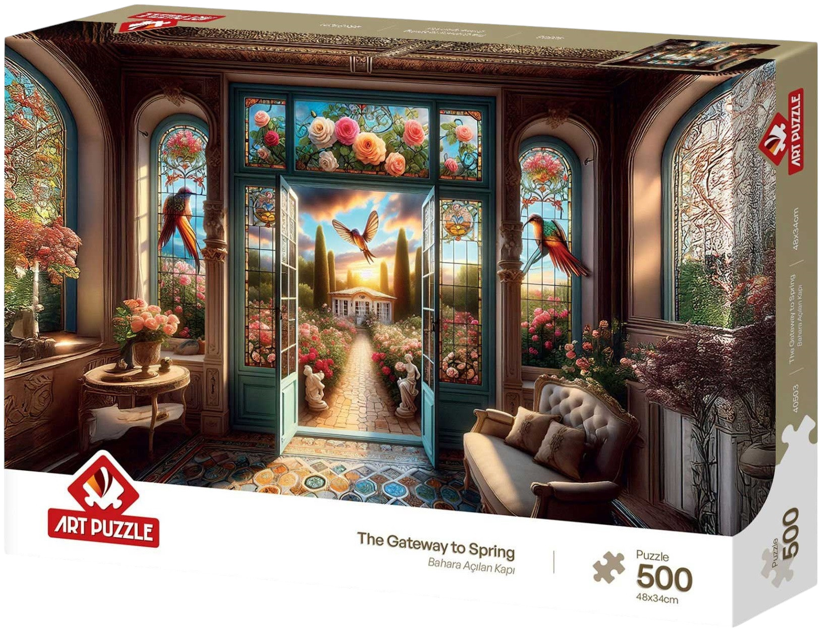 Puzzle Art Puzzle din 500 piese - Drumul spre primăvară