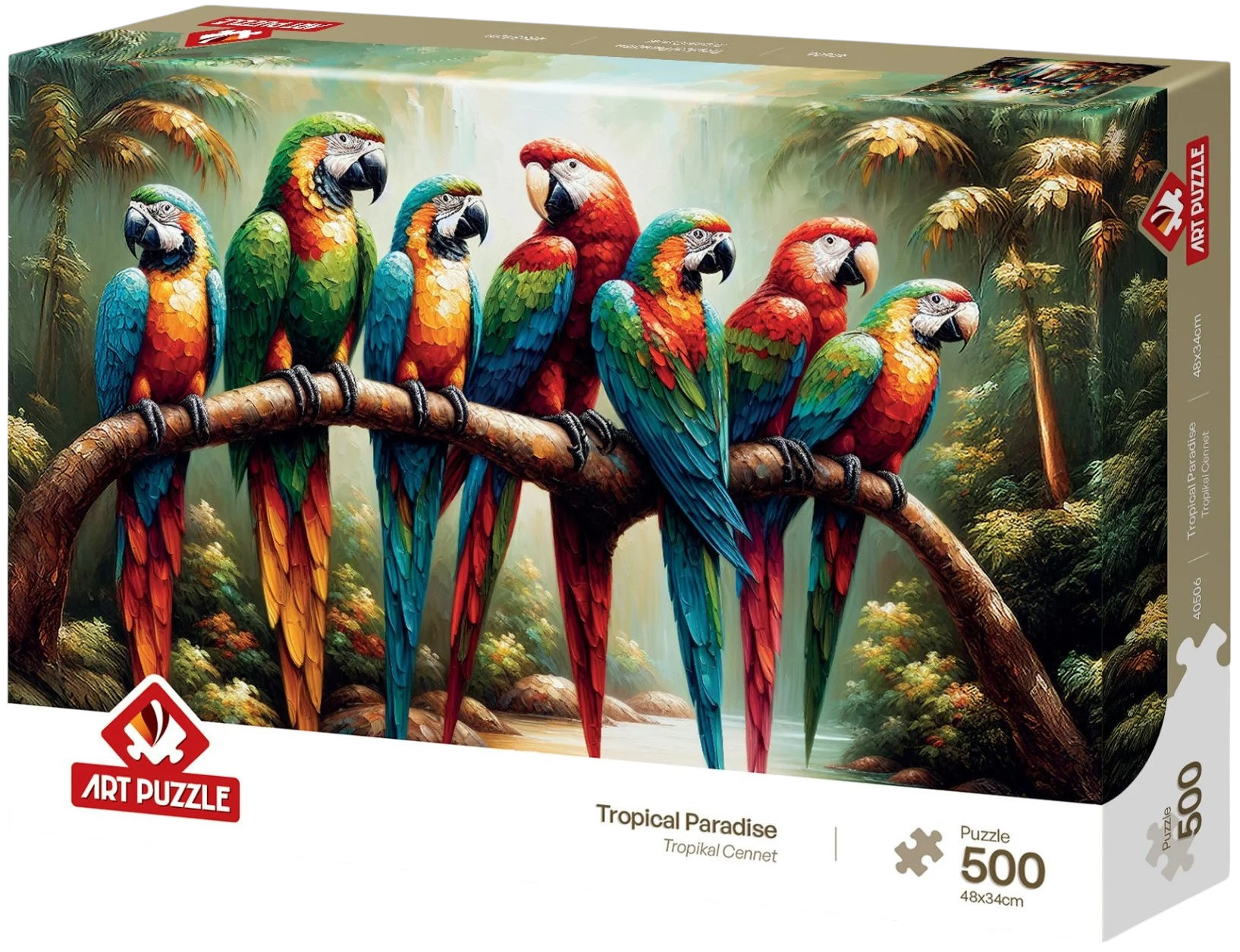 Puzzle Art Puzzle din 500 piese - Paradis tropical