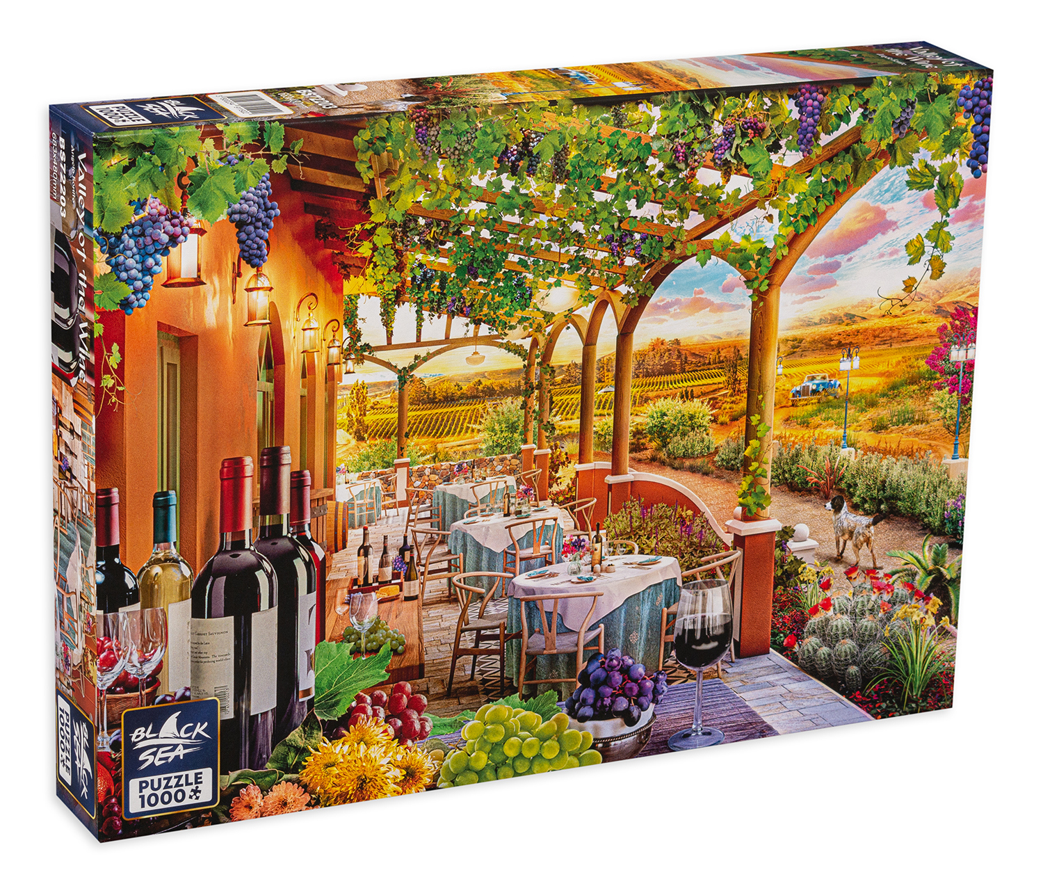Puzzle Black Sea Premium din 1000 de piese - Valea Vinului