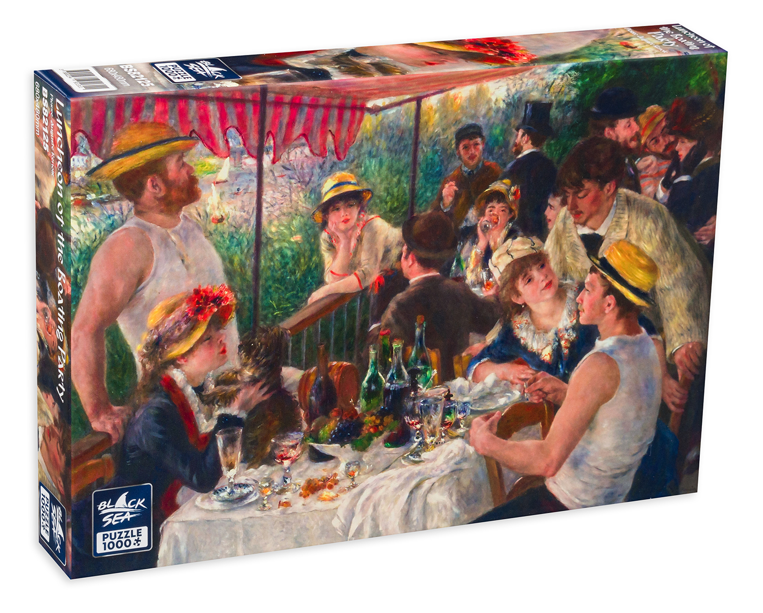 Puzzle Black Sea din 1000 de piese - Pranz pe barca, Pierre-Auguste Renoir