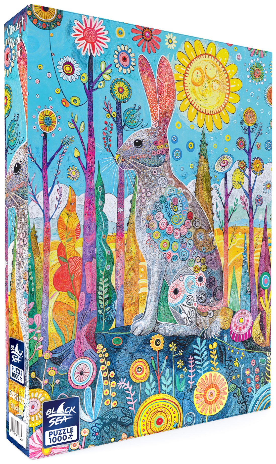 Puzzle  Black Sea din  1000 piese - Lumea colorată: Iepure