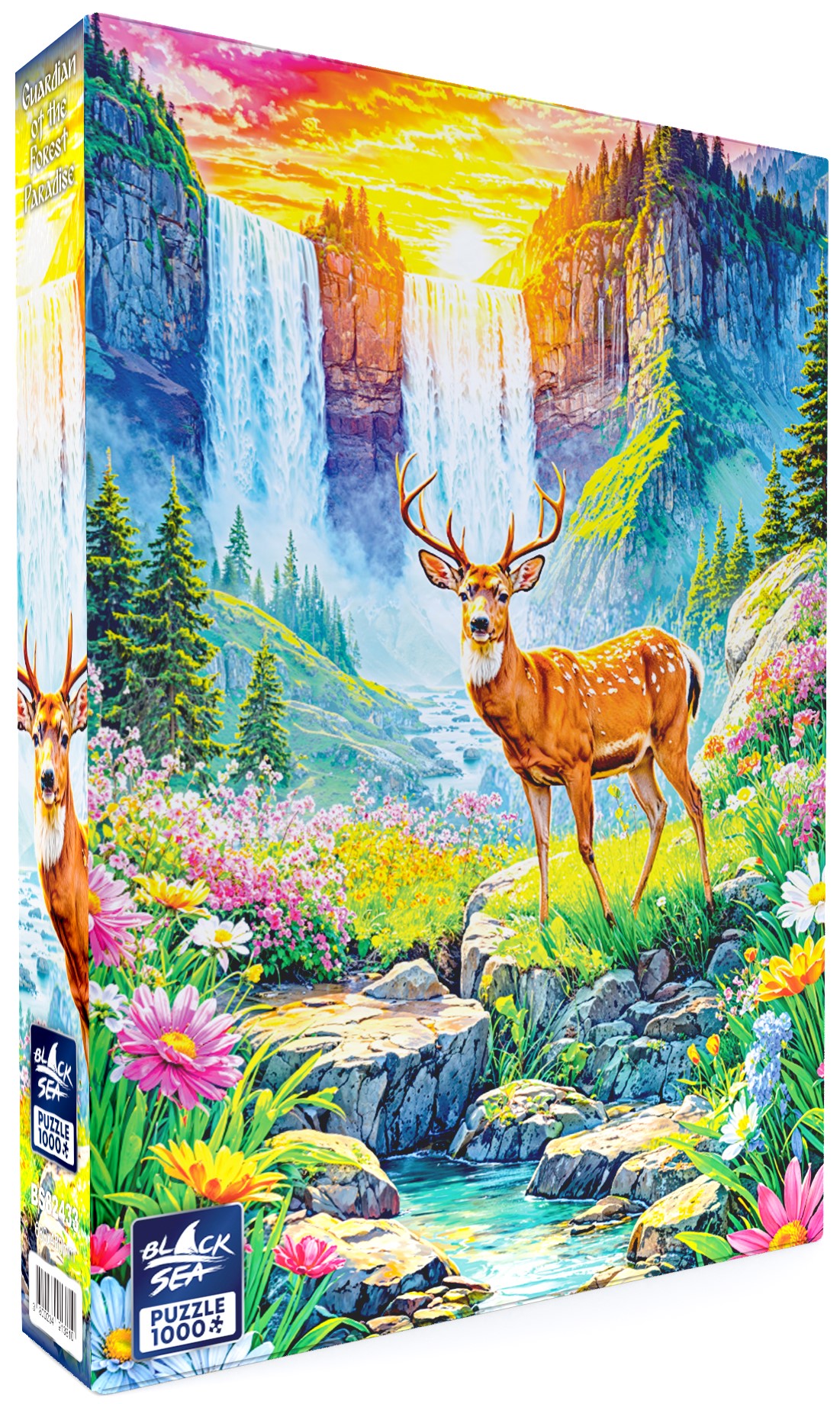Puzzle  Black Sea din  1000 piese - Gardianul paradisului pădurii