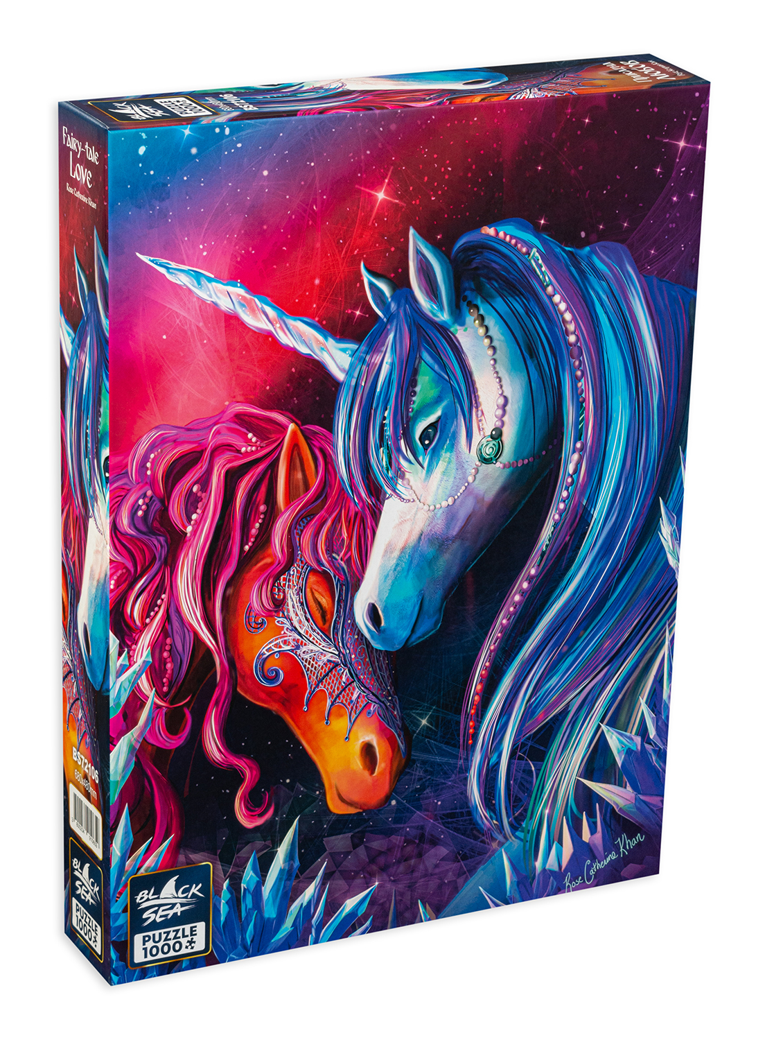 Puzzle Black Sea din 1000 de piese - Dragoste de poveste, Rose Catherine Kahn