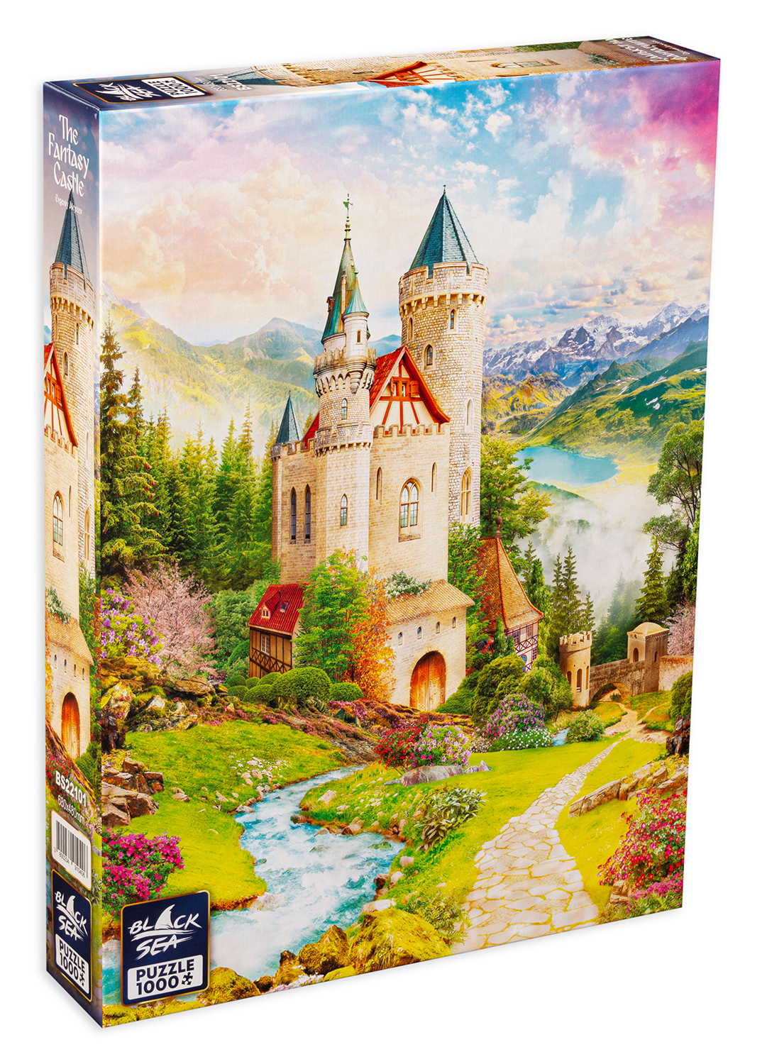 Puzzle Black Sea din 1000 de piese - Castelul fanteziei, Eugene Alexeev