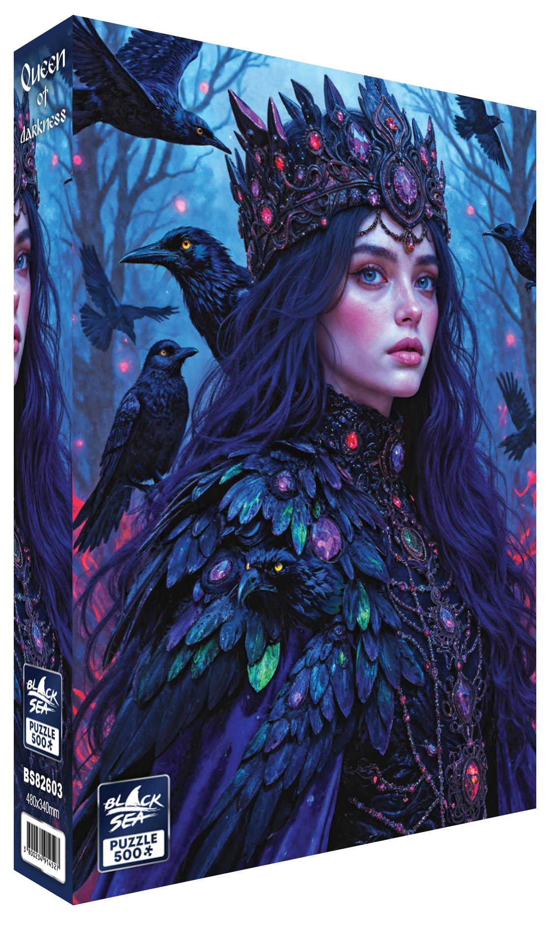 Puzzle Black Sea de 500 piese - Regina Întunericului