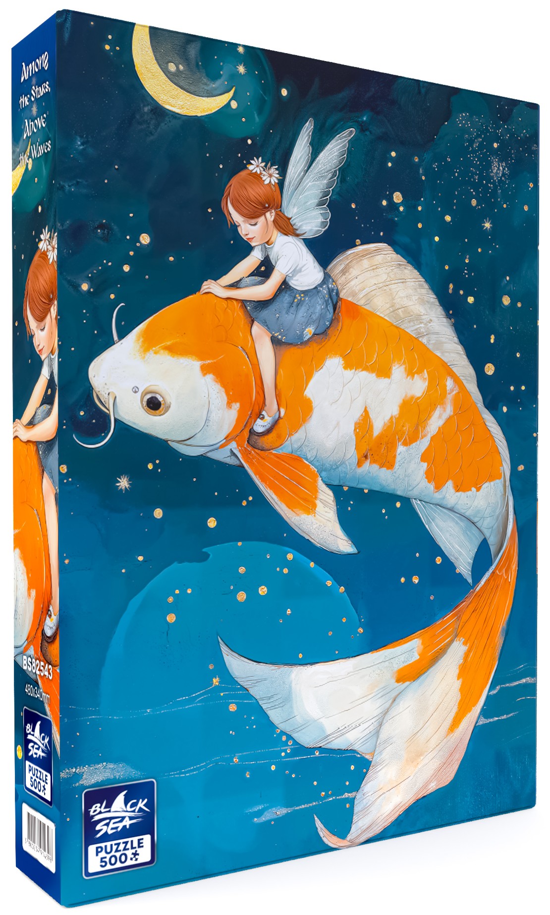 Puzzle Black Sea din 500 piese - Printre stele, deasupra valurilor