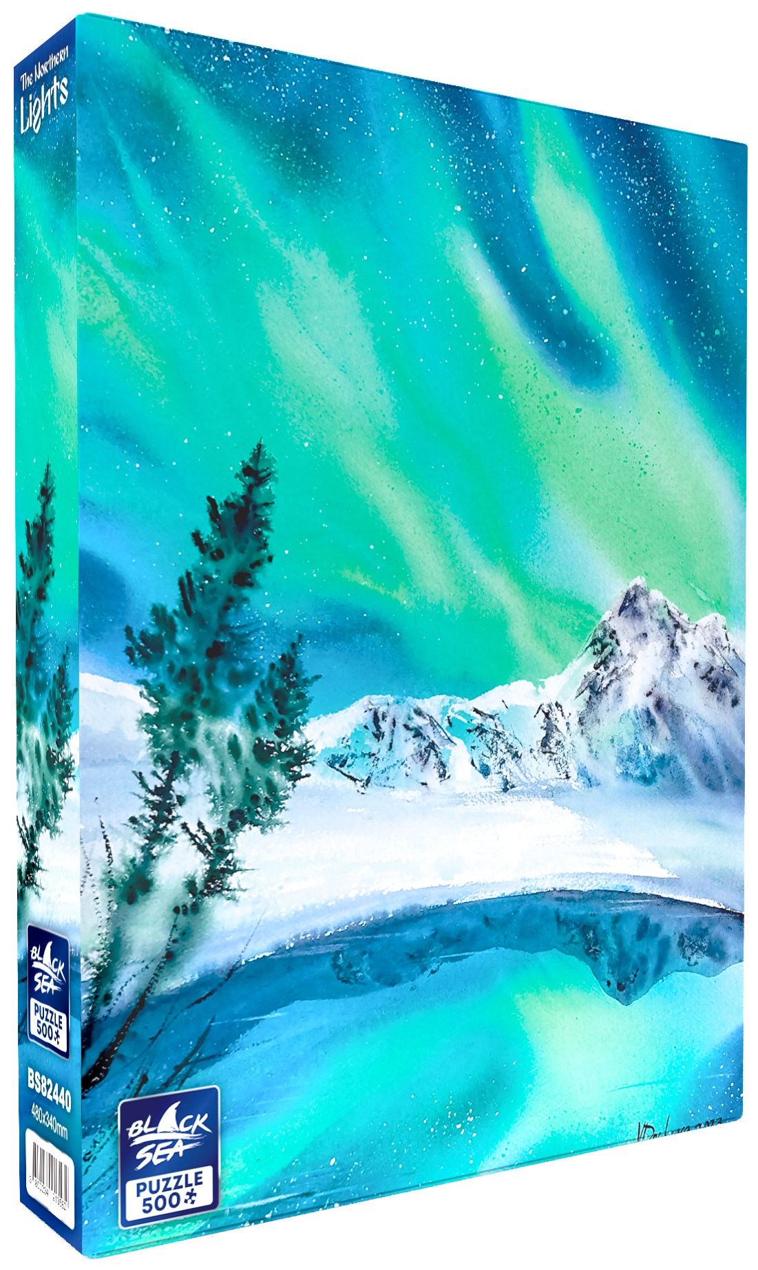 Puzzle  Black Sea din  500 piese - Luminile Nordului