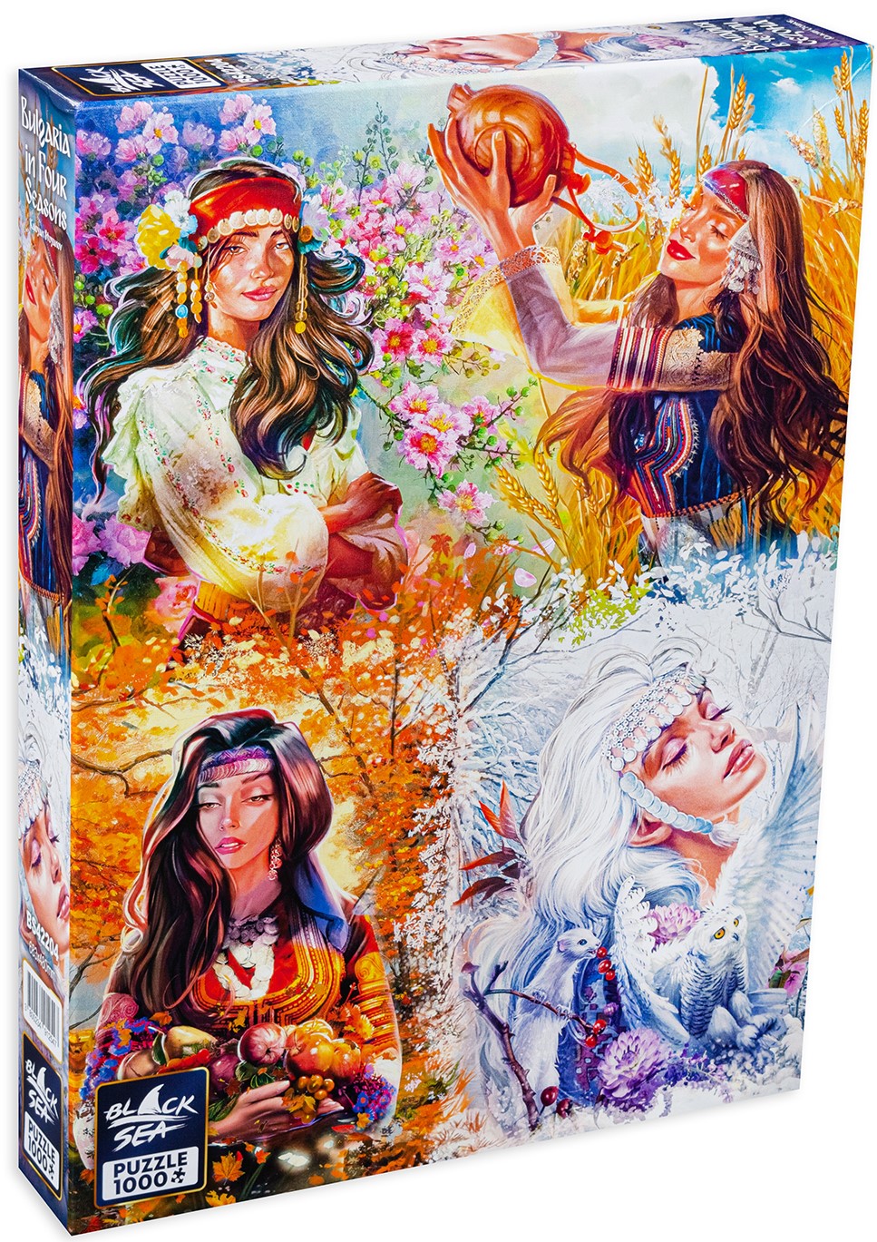 Puzzle Black Sea Premium din 1000 de piese - Bulgaria in Four Seasons