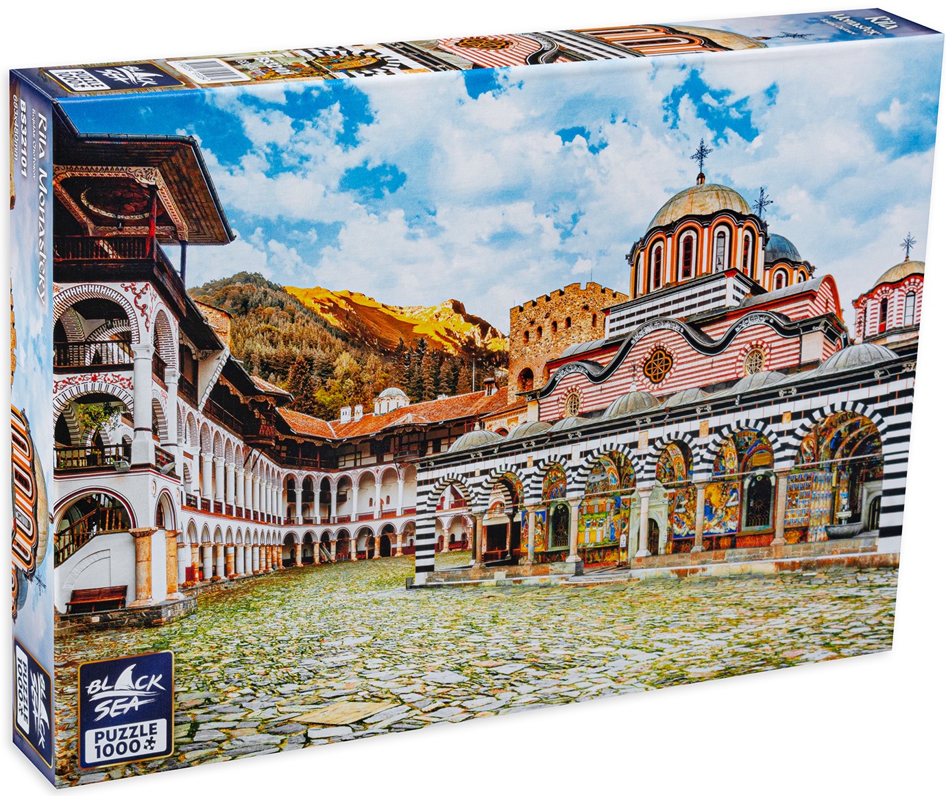 Puzzle Black Sea Premium din 1000 de piese - Manastirea Sf. Ioan (Ivan) de Rila, Bozhidar Chotorov
