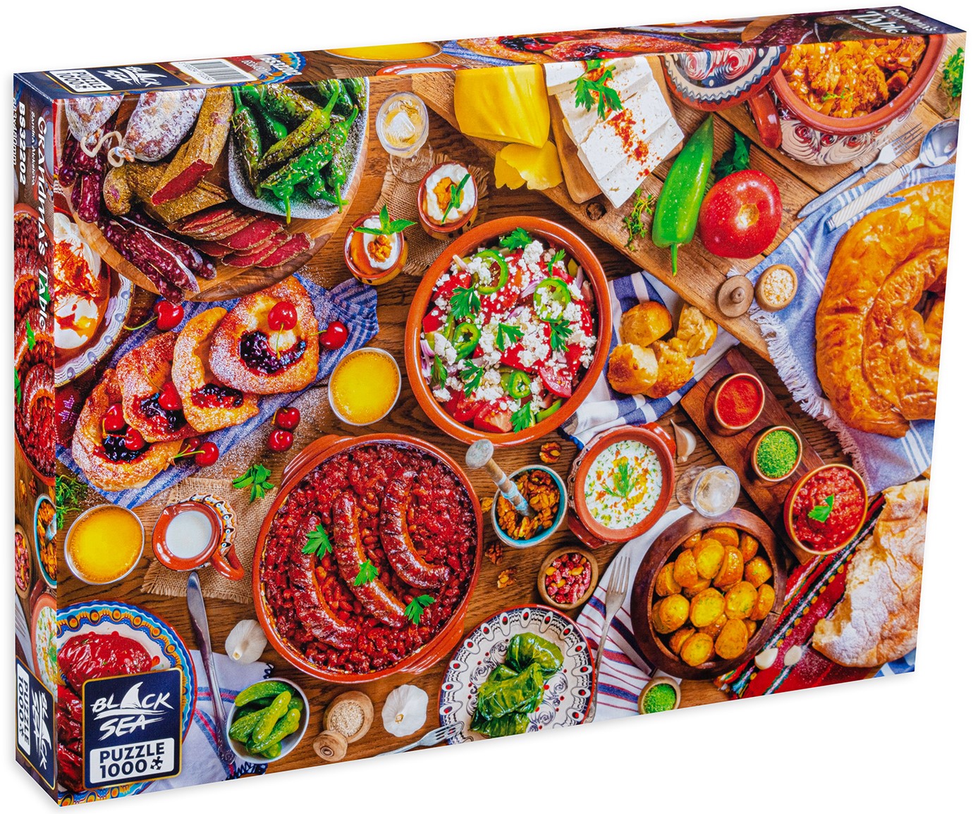 Puzzle  Black Sea Premium de 1000 de piese - Masa bunicii