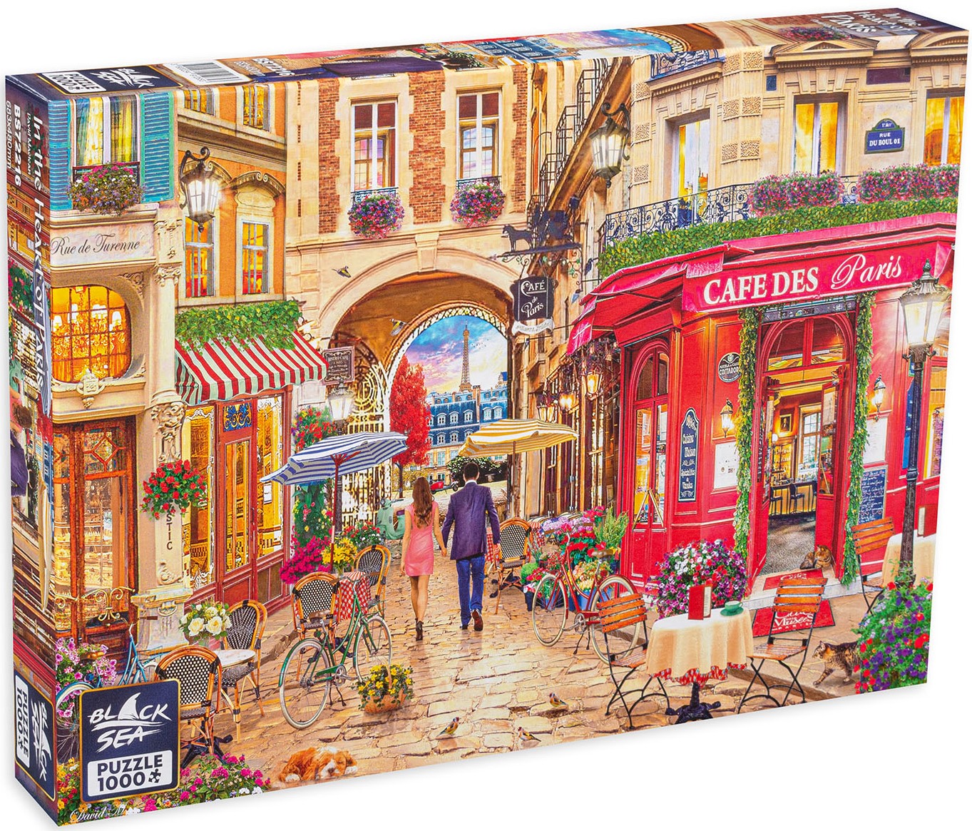Puzzle Black Sea Premium din 1000 de piese - În inima Parisului