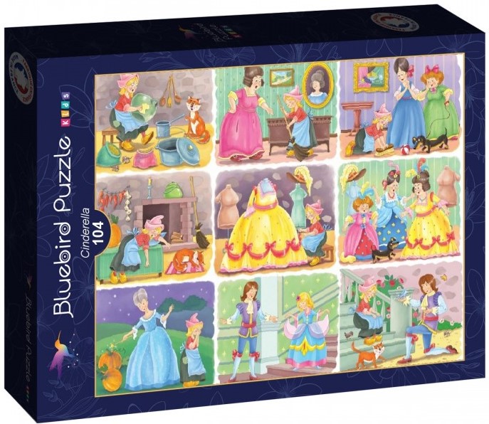 Puzzle Bluebird din 104 de piese - Cenușăreasa