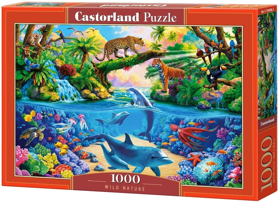 Puzzle Castorland din 1000 de piese - Natura sălbatică