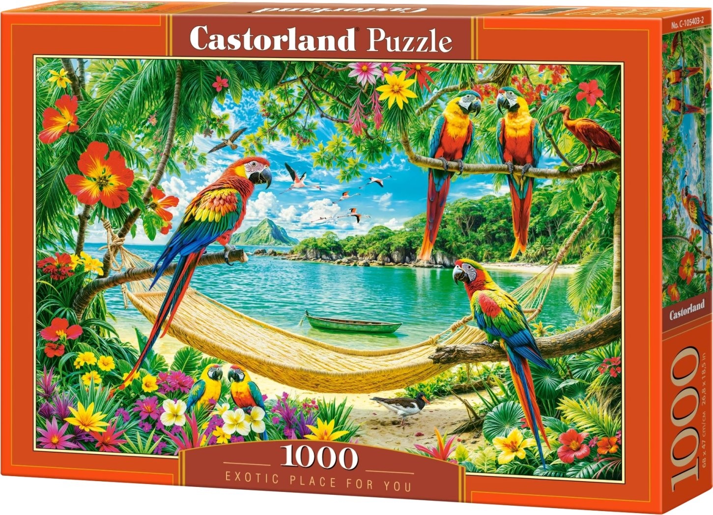 Puzzle Castorland din 1000 piese - Loc exotic pentru tine