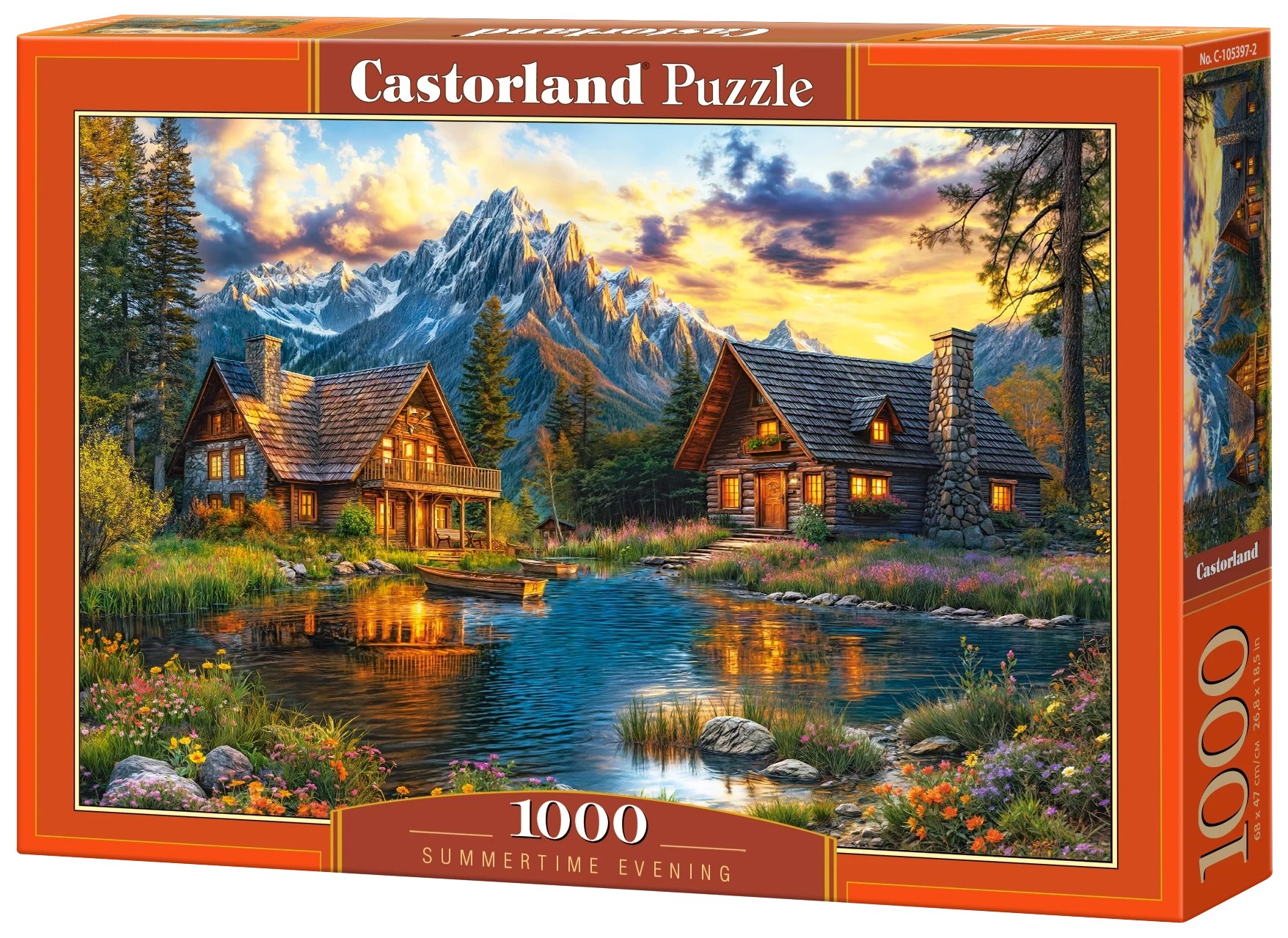 Puzzle Castorland din 1000 piese - Seară de vară