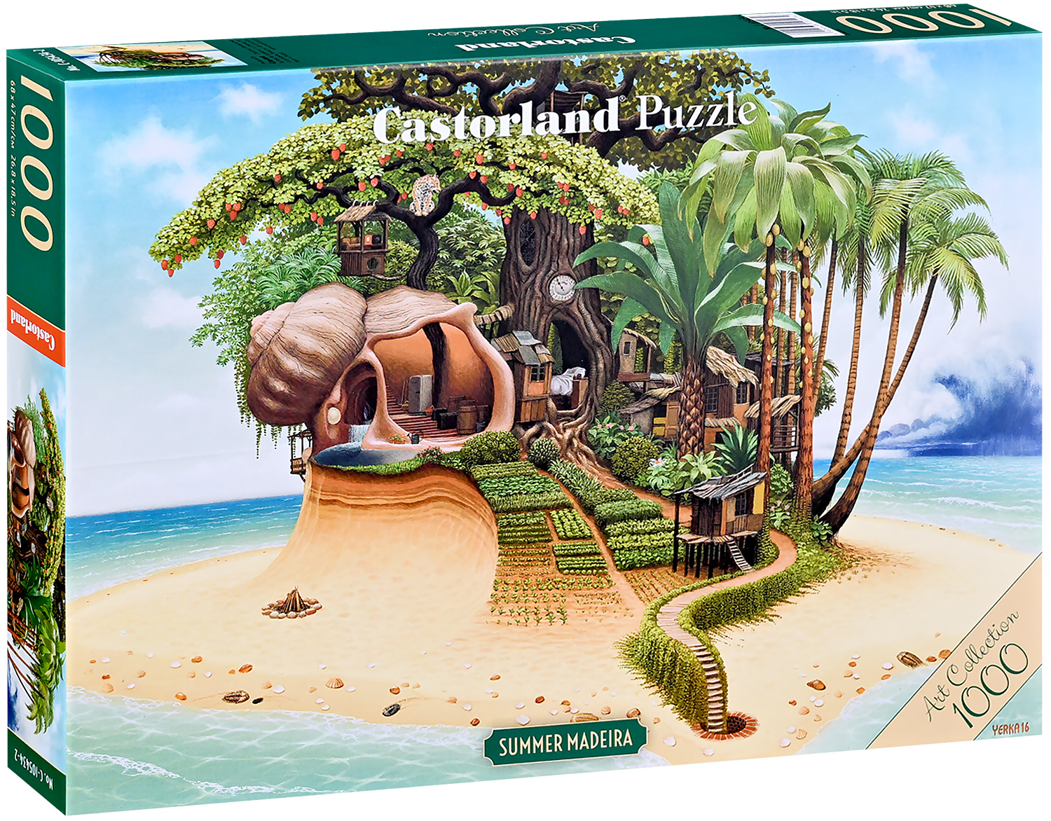 Puzzle Castorland din 1000 piese - Vara în Madeira