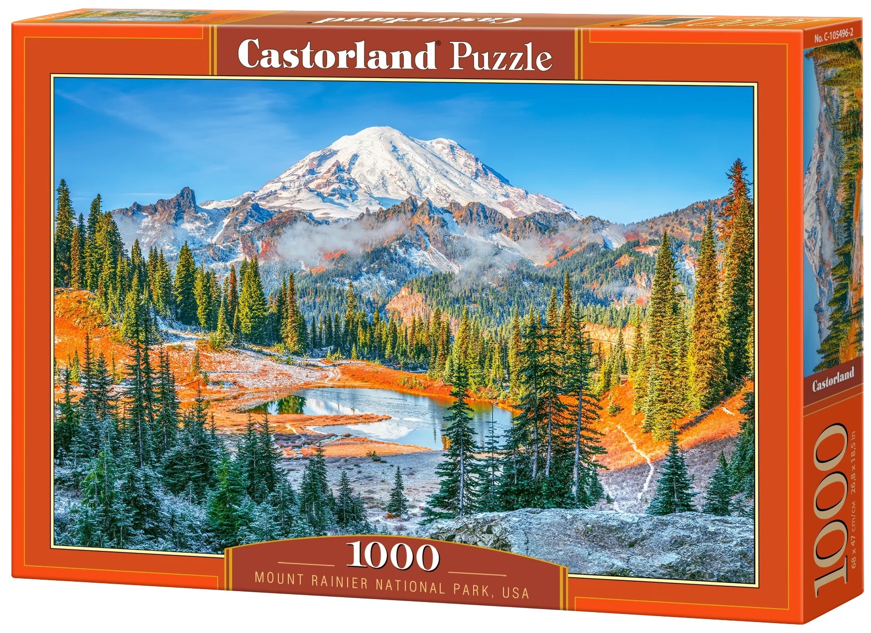 Puzzle Castorland din 1000 piese - Parcul Național Muntele Rainier
