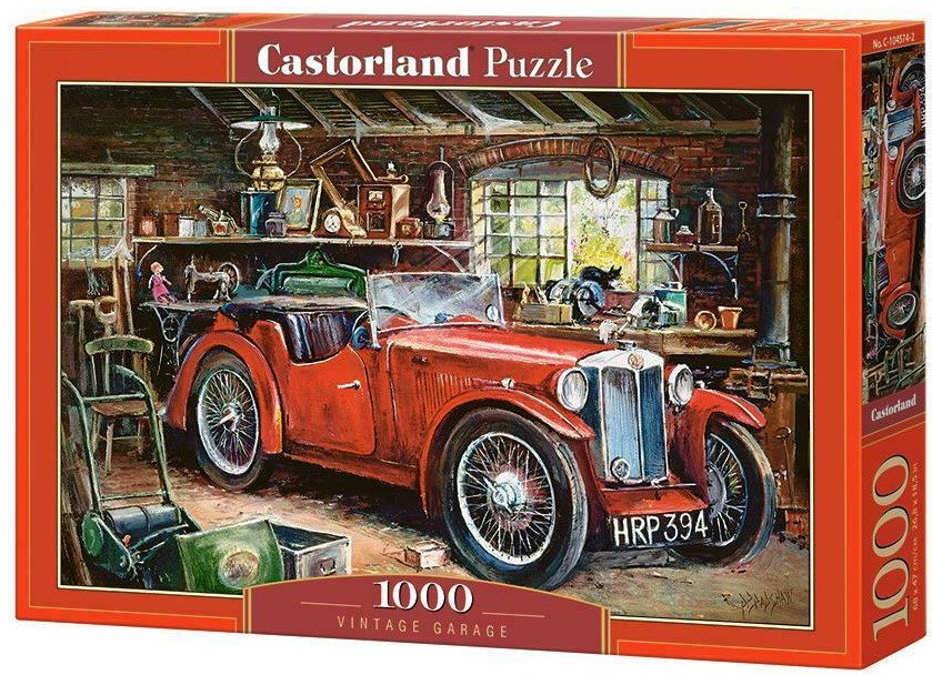 Puzzle Castorland din 1000 de piese - Vintage Garage