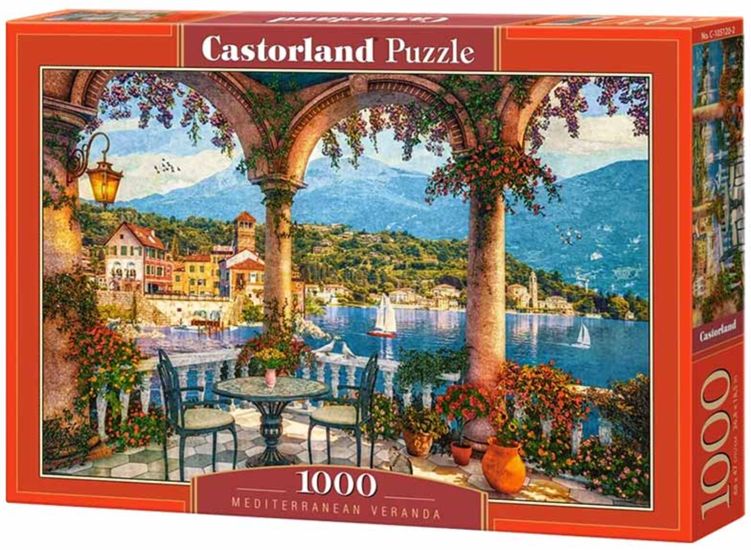 Puzzle Castorland din 1000 piese - Verandă mediteraneană