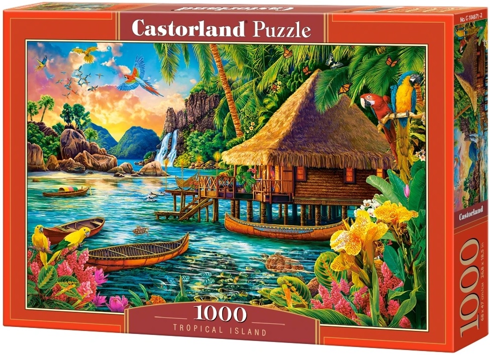 Puzzle Castorland din 1000 de piese - Insulă tropicală