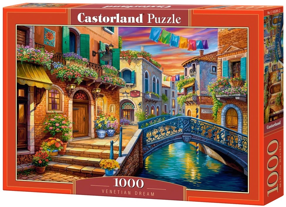 Puzzle Castorland din 1000 piese - Visul venețian