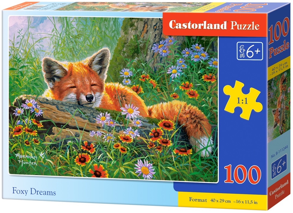 Puzzle Castorland din 100 de piese - Visele vulpoiului