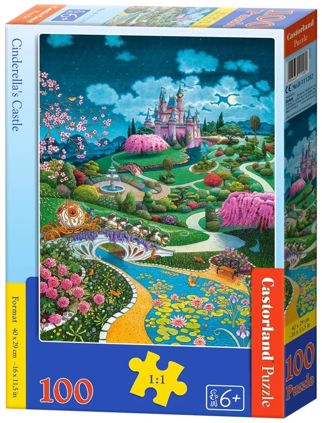 Puzzle Castorland din 100 piese - Castelul Cenușăresei