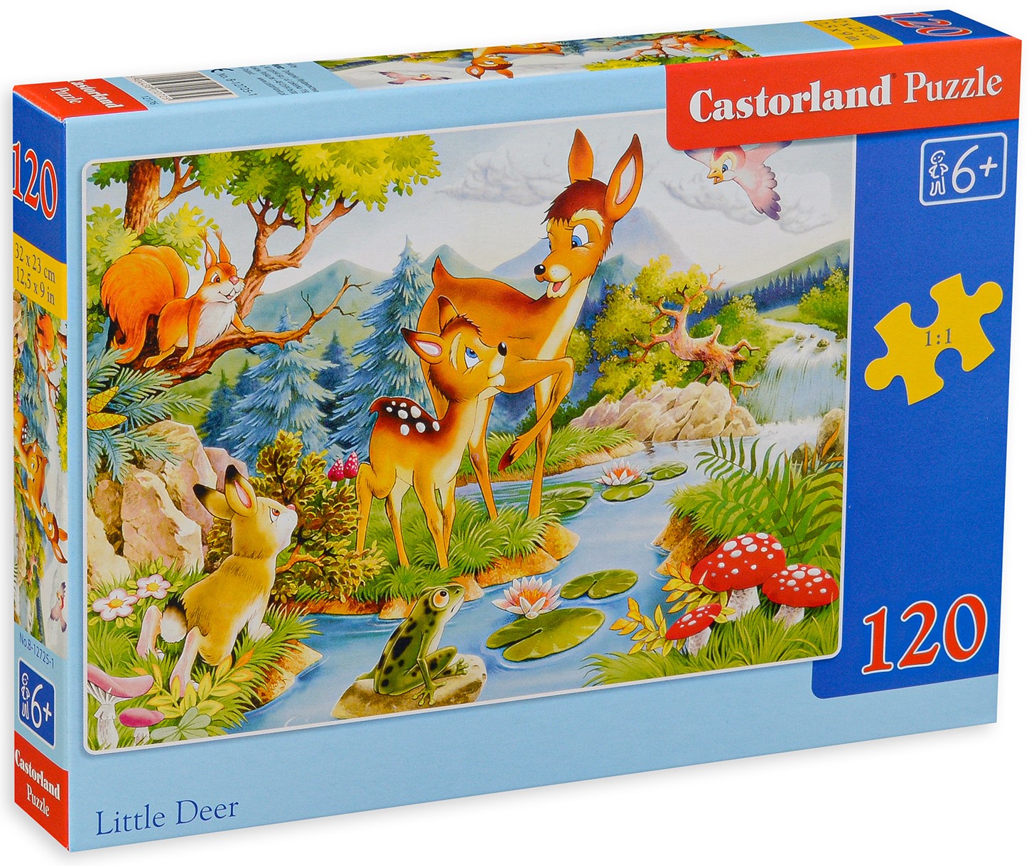 Puzzle Castorland din 120 de piese - Little deers