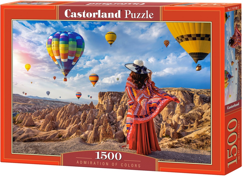 Puzzle Castorland din 1500 de piese - Extazul culorilor