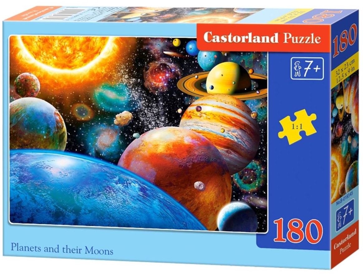 Puzzle Castorland din 180 de piese - Planets and their Moons