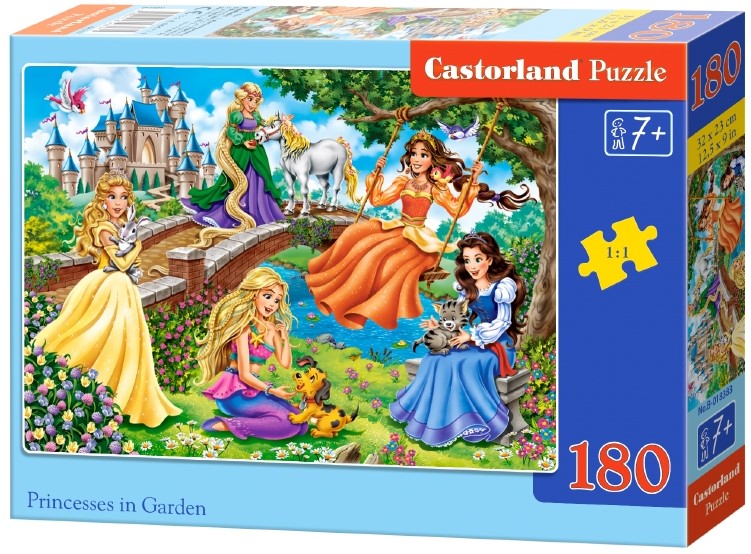 Puzzle Castorland din 180 de piese - Printese in gradina