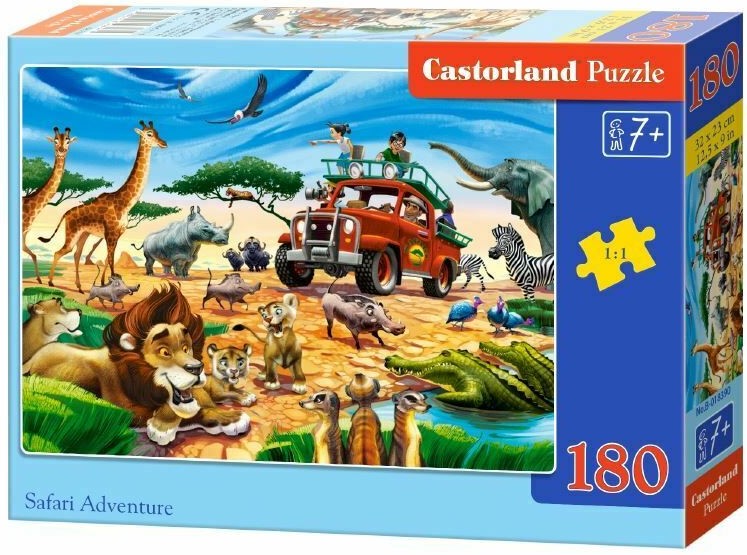 Puzzle Castorland din 180 de piese - Safari Adventure