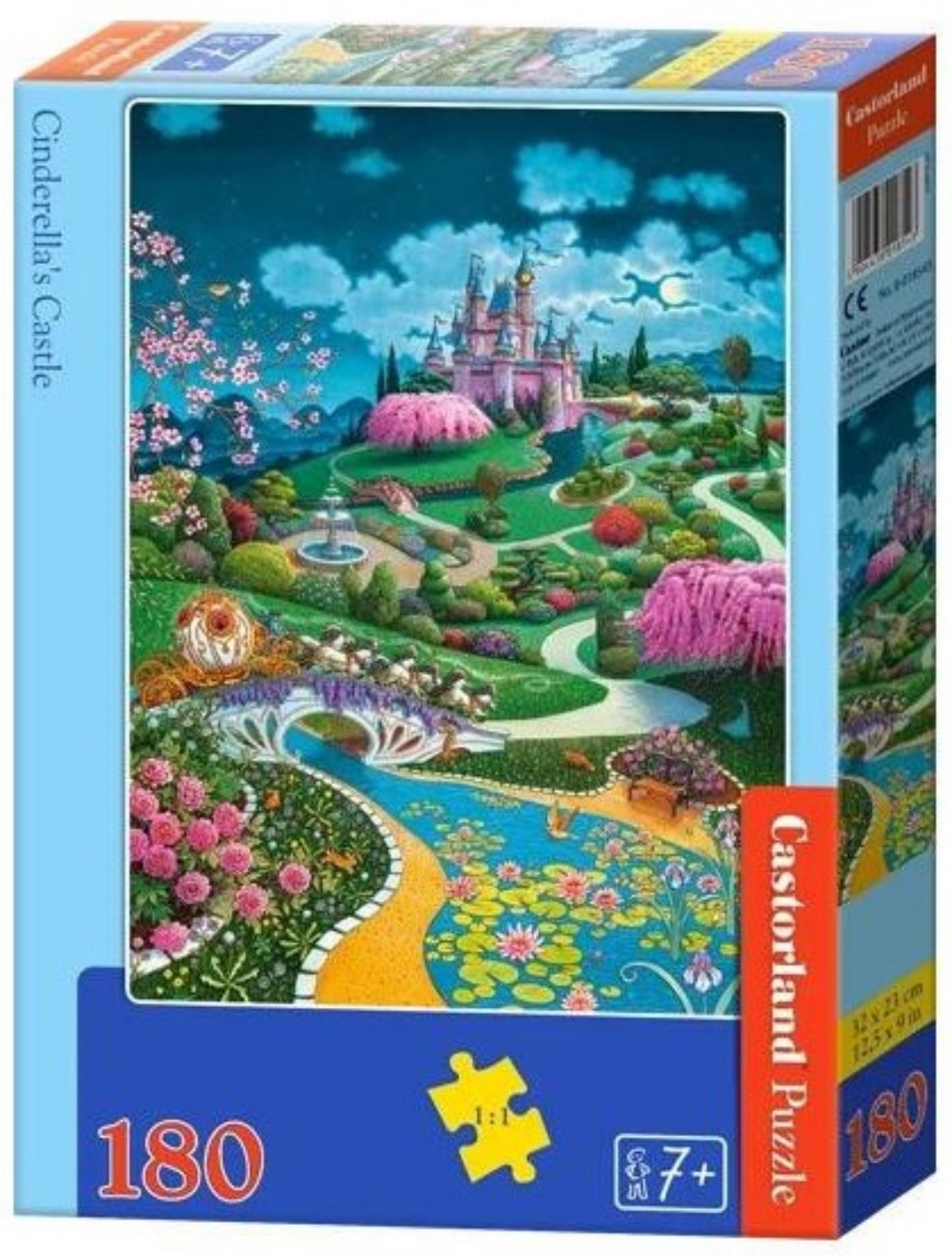 Puzzle Castorland din 180 piese - Castelul Cenușăresei
