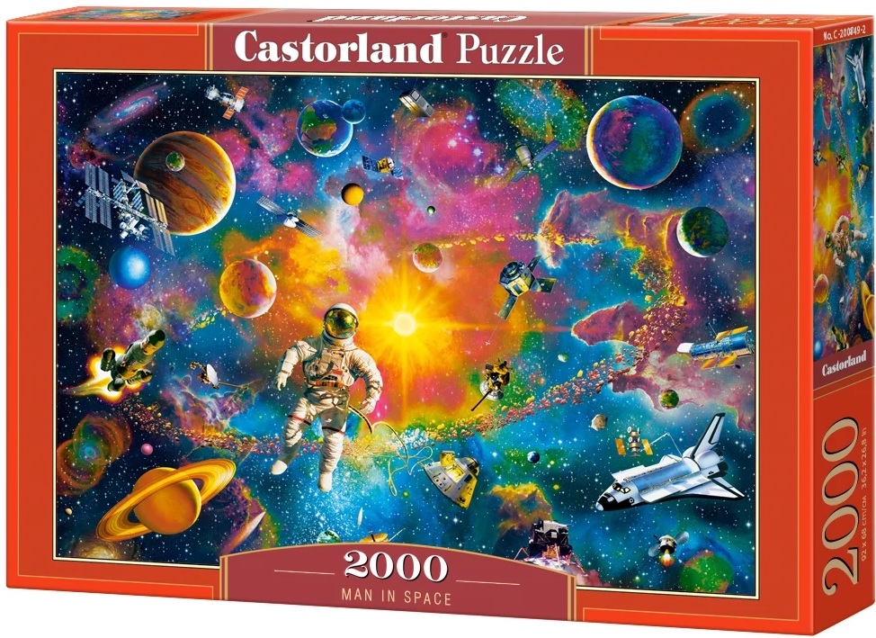 Puzzle Castorland din 2000 de piese - Omul în spațiu