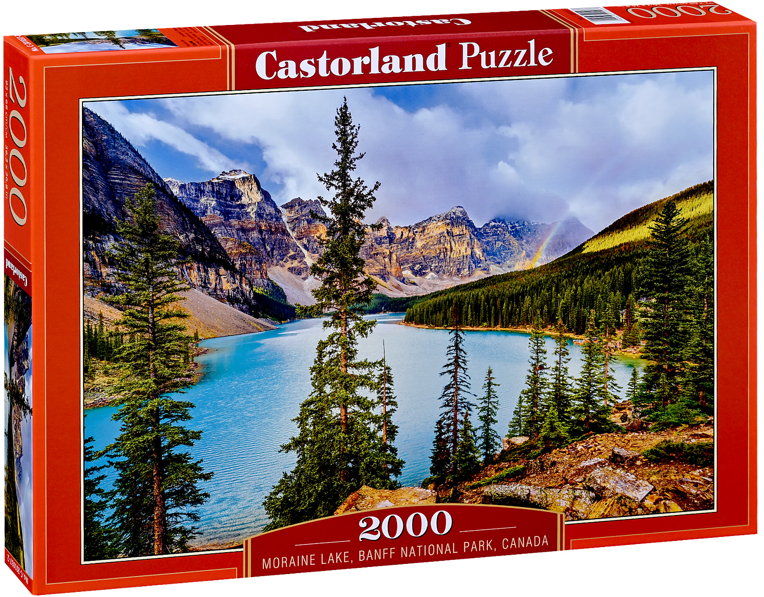 Puzzle Castorland cu 2000 de piese - Lacul Moraine, Parcul Național Banff, Canada