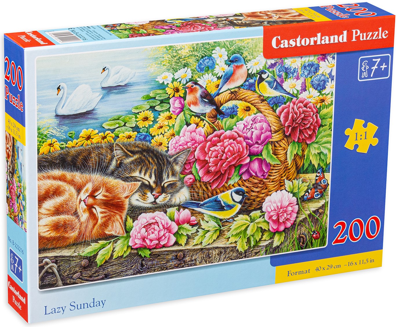 Puzzle Castorland din 200 de piese - Week-end leneș