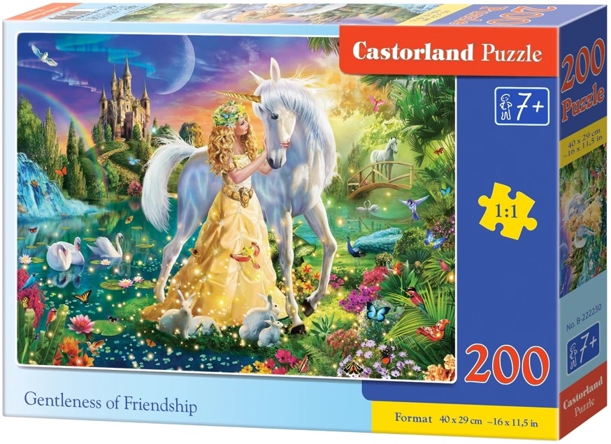 Puzzle Castorland din 200 de piese - Gingășia prieteniei