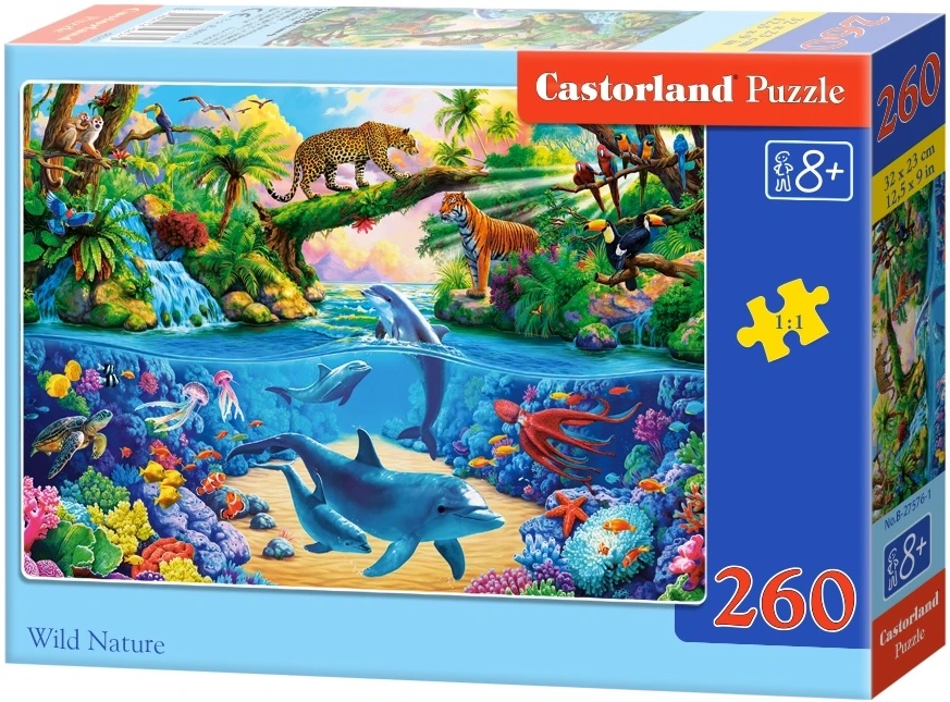 Puzzle Castorland din 260 de piese - Natură sălbatică