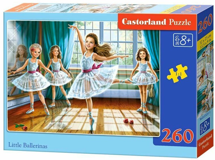 Puzzle Castorland din 260 de piese - Little Ballerinas