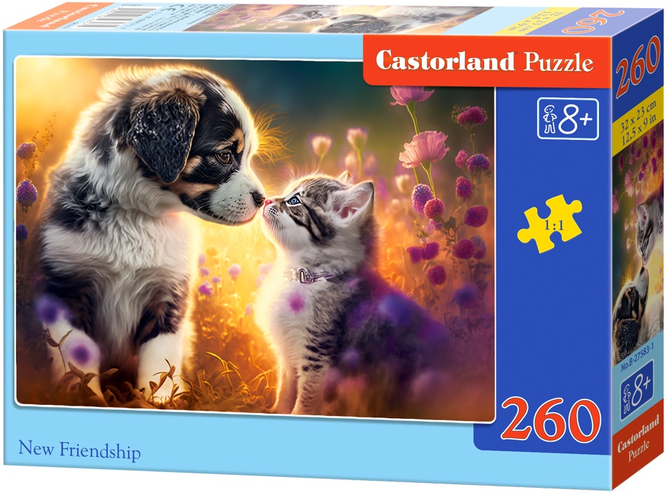 Puzzle Castorland din 260 de piese - Prietenie nouă
