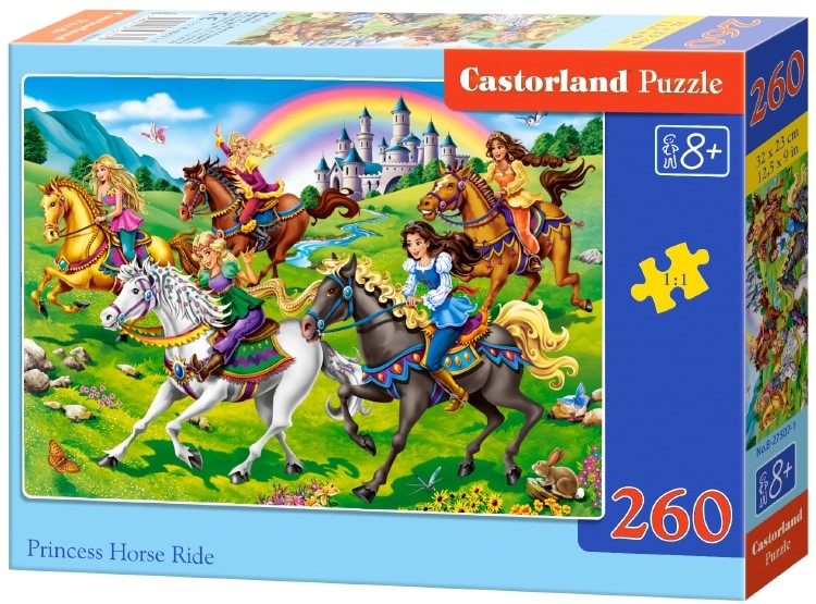 Puzzle Castorland din 260 de piese - Printese pe cai