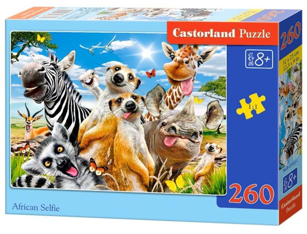 Puzzle Castorland din 260 de piese - Animal Selfie