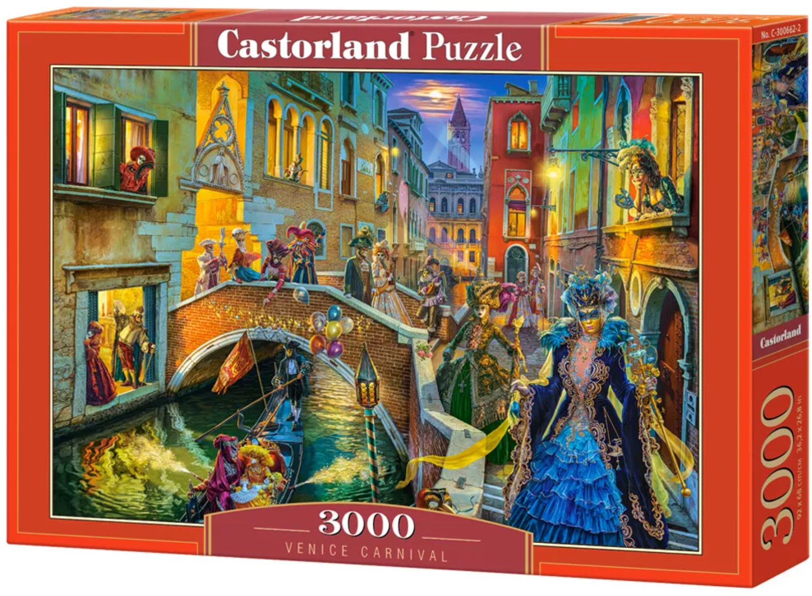 Puzzle Castorland din 3000 piese - Carnaval la Veneția