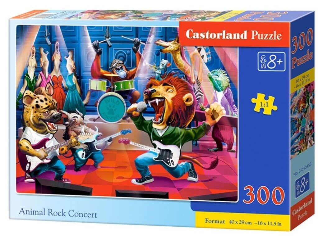 Puzzle Castorland din 300 de piese - Concert de muzica rock