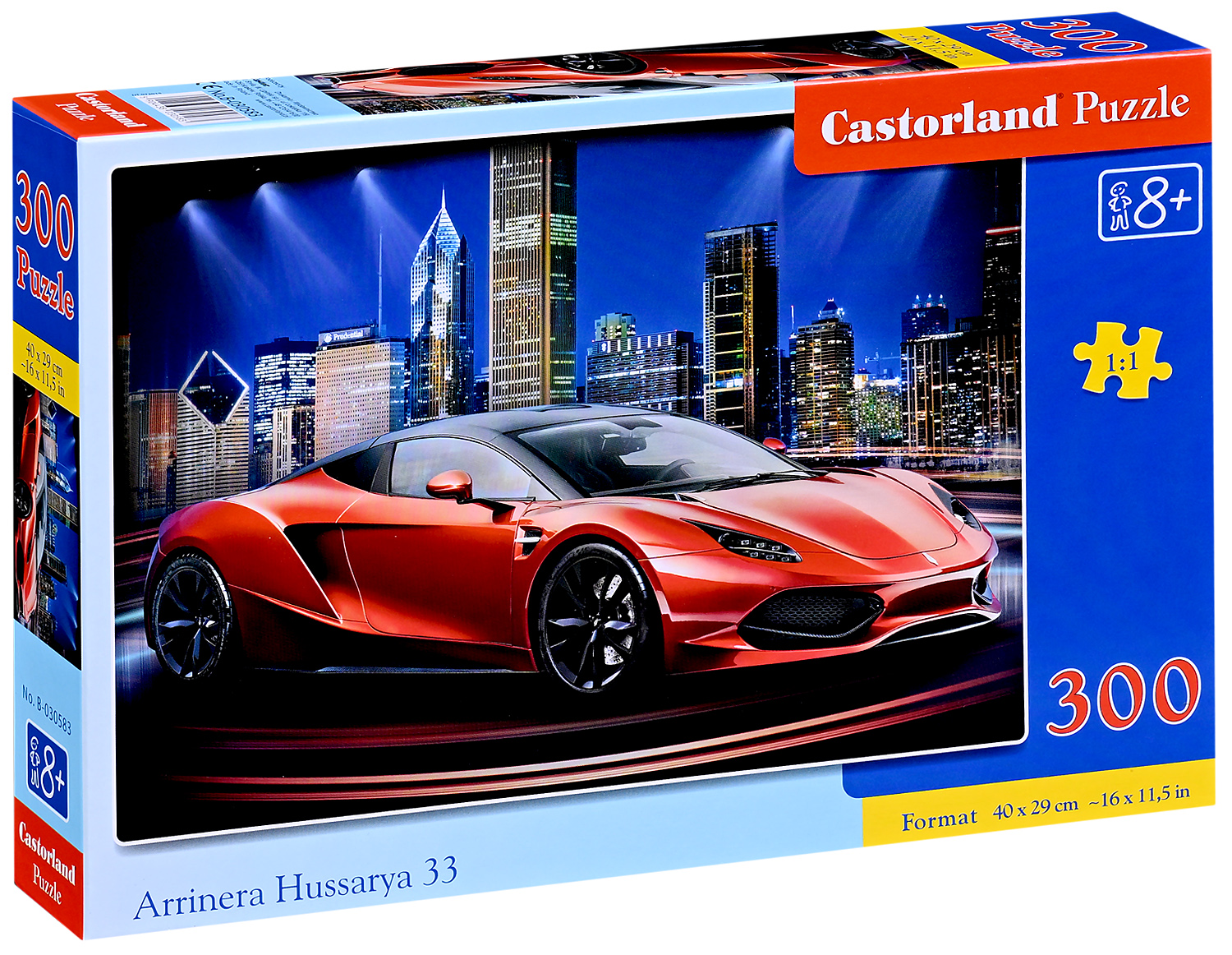 Puzzle Castorland din 300 piese - Mașină sport Arrinera Hussarya 33