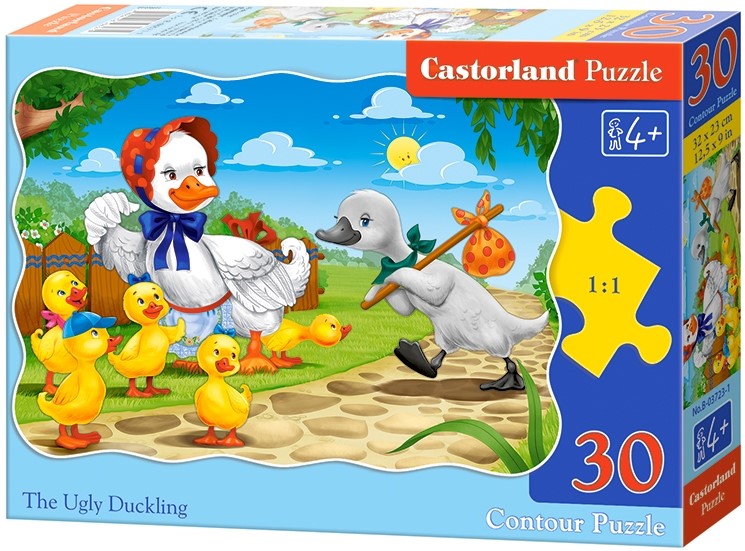 Puzzle Castorland din 30 de piese - Ratusca cea urata