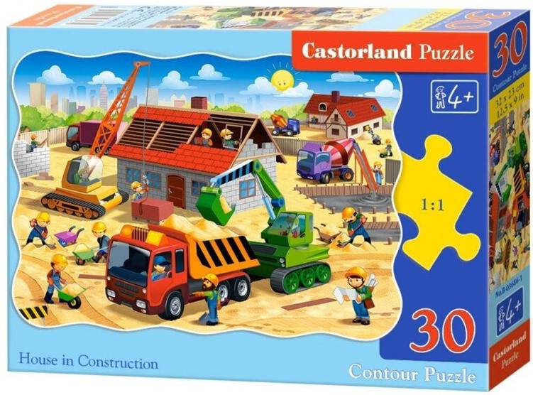 Puzzle Castorland din 30 de piese - Constructie