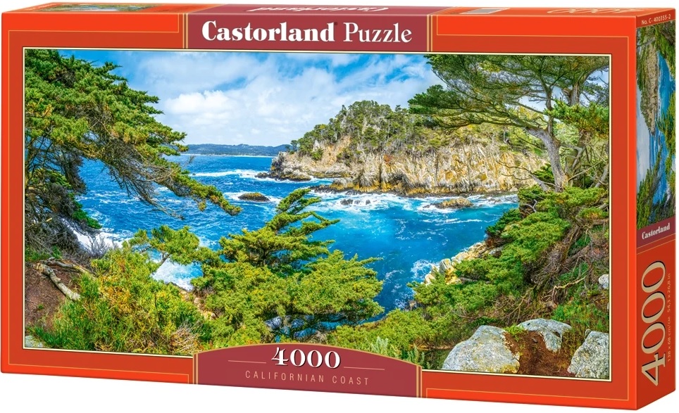Puzzle Castorland din 4000 de piese - Coasta Californiei